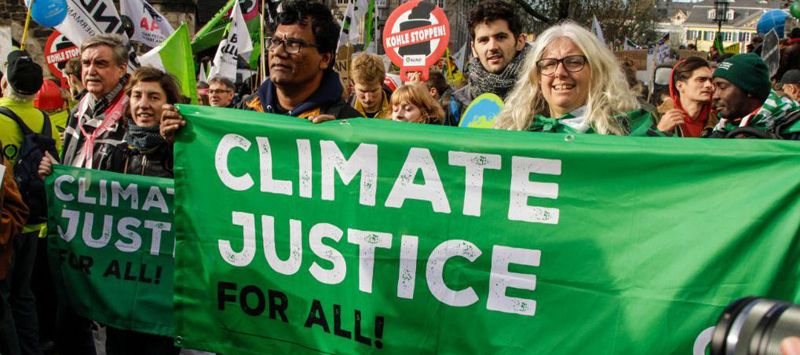 Acción de Amigos de la Tierra en la COP21
