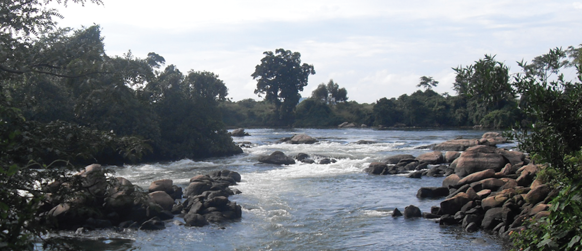 River Nile at the Bujagali falls