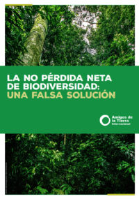La no perdida neta de biodiversidad_Amigos de la tierra internacional_portada del informe