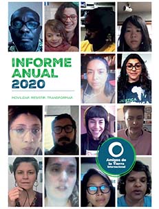 Informe anual de Amigos de la Tierra 2020